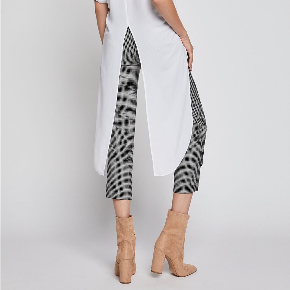 Mini Windowpane Crop Pant - Picture 2 of 5